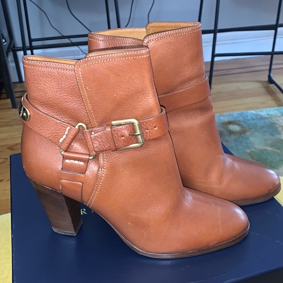 Tan Leather Boots - Picture 2 of 8